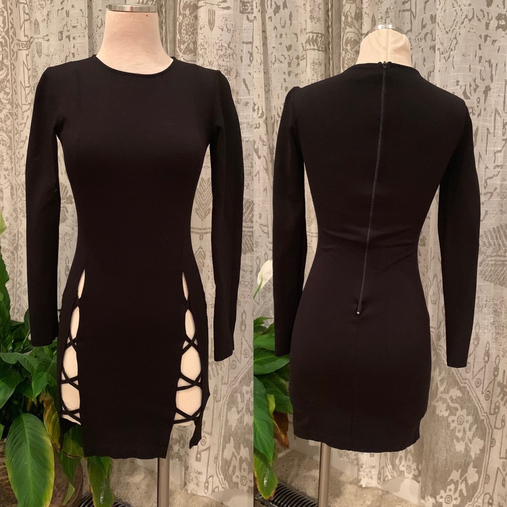 Windsor black bodycon dress